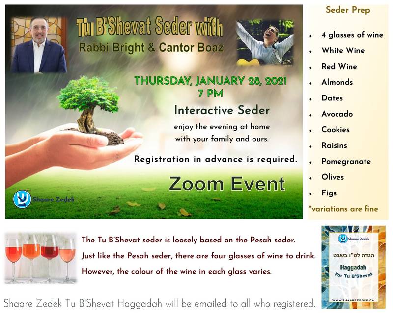Banner Image for Tu B'Shevat Seder with Rabbi Bright & Cantor Boaz
